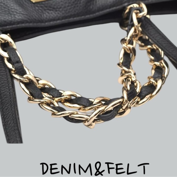 Michael Kors Harper Large East West Tote Black Leather Shoulder Bag | PRELOVED! - Picture 8 of 16